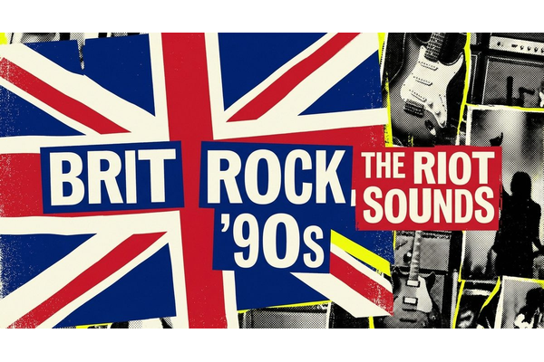 90er-Britpop-Ästhetik mit grafischer Designsprache und modernem Retro-Look
